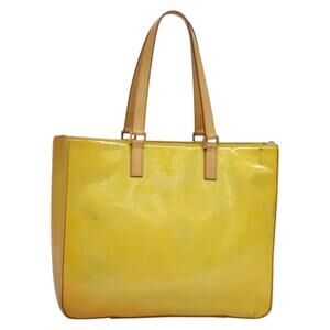 LOUIS VUITTON Monogram Vernis Columbus Tote Bag Gris M91028